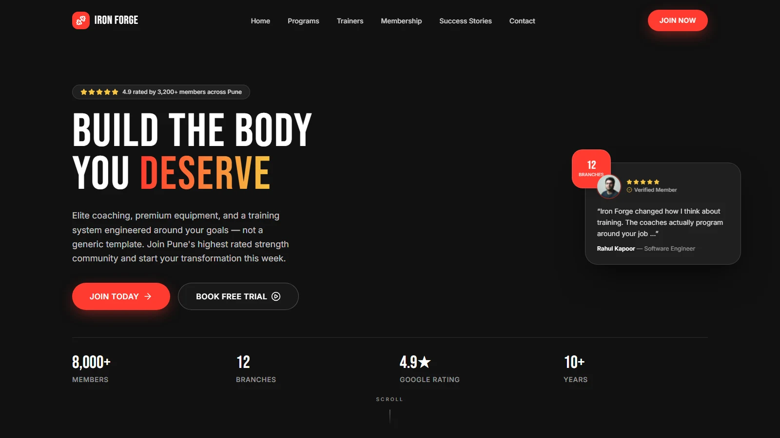 Cover image for Iron Forge Fitness